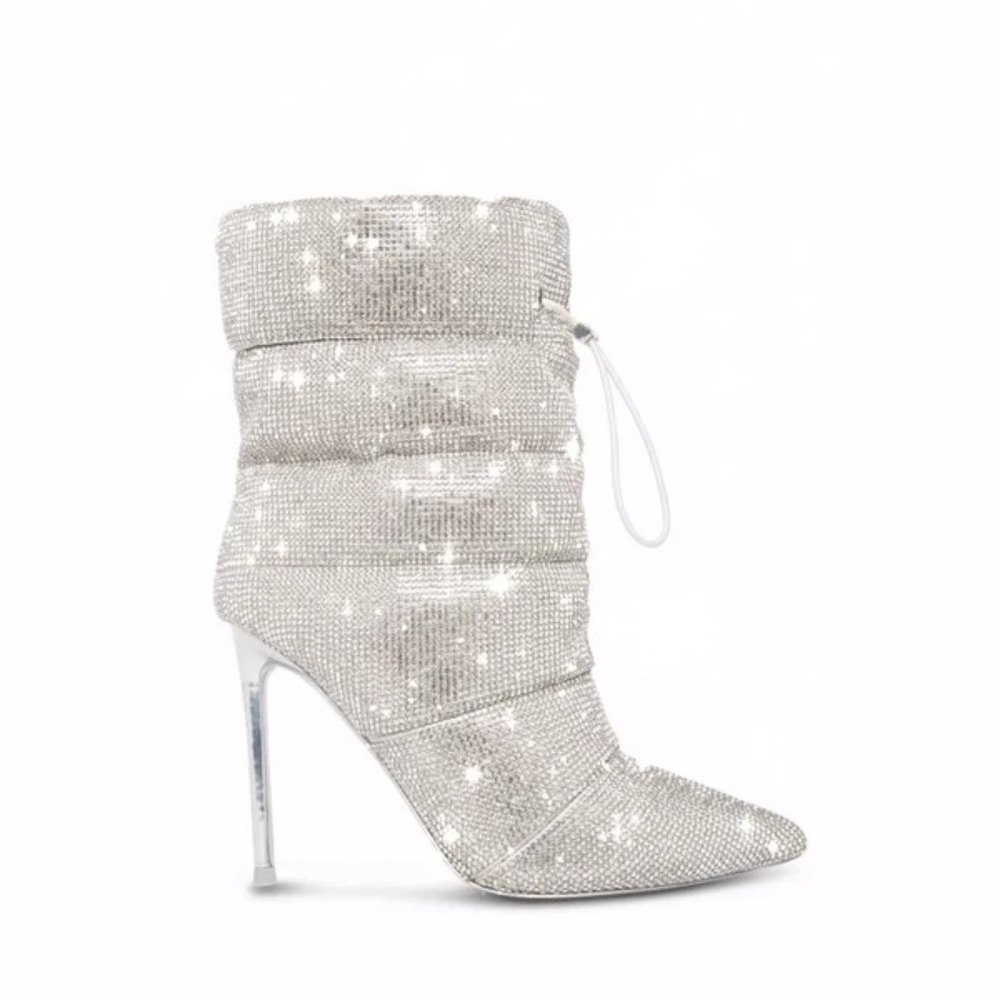 Steve Madden CLOAK-R RHINESTONE BOOTS NIB size 7.5